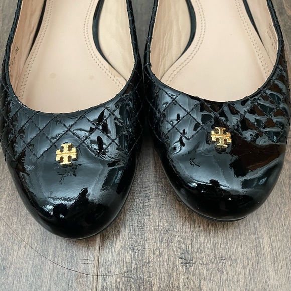 Tory Burch Kent Quilted Black Ballet Flat - Picture 7 of 7